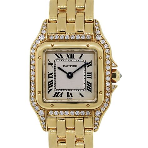 cartier panthere diamond bezel.